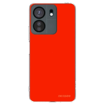 Picasee átlátszó szilikon tok az alábbi mobiltelefonokra Xiaomi Redmi 13C 4G - Maranello Red