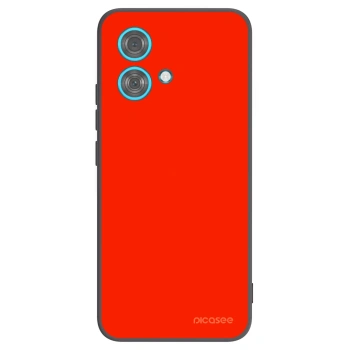 Picasee fekete szilikon tok az alábbi mobiltelefonokra Motorola Edge 40 Neo - Maranello Red