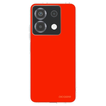 Picasee átlátszó szilikon tok az alábbi mobiltelefonokra Xiaomi Poco X6 - Maranello Red