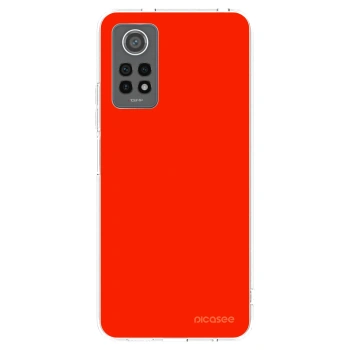 Picasee átlátszó szilikon tok az alábbi mobiltelefonokra Xiaomi Redmi Note 12 Pro 4G - Maranello Red