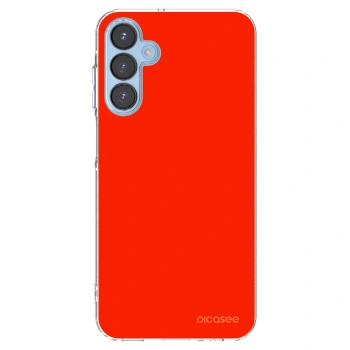 Picasee átlátszó szilikon tok az alábbi mobiltelefonokra Samsung Galaxy A15 A156B 5G - Maranello Red
