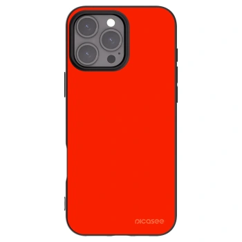 Picasee fekete szilikon tok az alábbi mobiltelefonokra Apple iPhone 16 Pro Max - Maranello Red