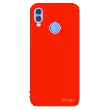 Picasee átlátszó szilikon tok az alábbi mobiltelefonokra Huawei P Smart 2019 - Maranello Red