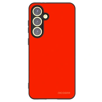 Picasee fekete szilikon tok az alábbi mobiltelefonokra Samsung Galaxy S24 FE S721B - Maranello Red