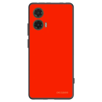 Picasee fekete szilikon tok az alábbi mobiltelefonokra Motorola Moto G35 5G - Maranello Red