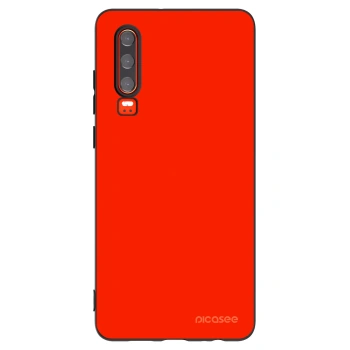 Picasee fekete szilikon tok az alábbi mobiltelefonokra Huawei P30 - Maranello Red