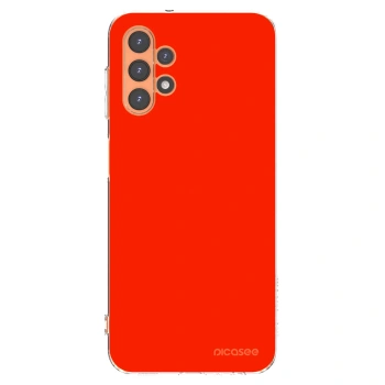 Picasee átlátszó szilikon tok az alábbi mobiltelefonokra Samsung Galaxy A13 5G - Maranello Red