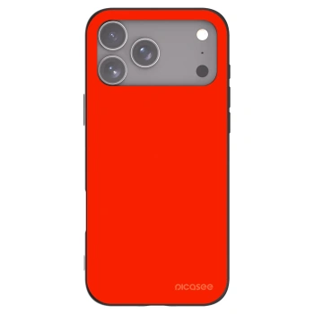 Picasee fekete szilikon tok az alábbi mobiltelefonokra Apple iPhone 17 Pro Max - Maranello Red