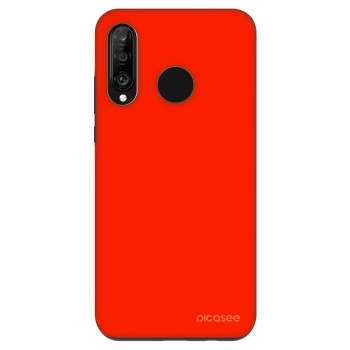 Szilikon tok erre a típusra Huawei P30 Lite - Maranello Red