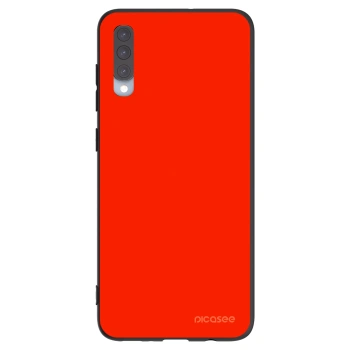 Picasee fekete szilikon tok az alábbi mobiltelefonokra Samsung Galaxy A70 A705F - Maranello Red