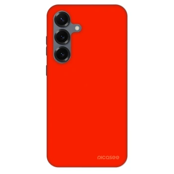 Szilikon tok erre a típusra Samsung Galaxy S25 5G - Maranello Red