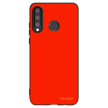 Picasee fekete szilikon tok az alábbi mobiltelefonokra Huawei P30 Lite - Maranello Red