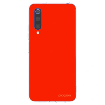 Picasee átlátszó szilikon tok az alábbi mobiltelefonokra Xiaomi Mi 9 SE - Maranello Red