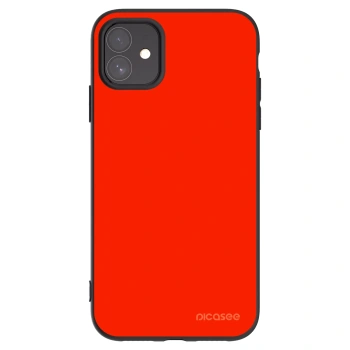 Picasee fekete szilikon tok az alábbi mobiltelefonokra Apple iPhone 11 - Maranello Red
