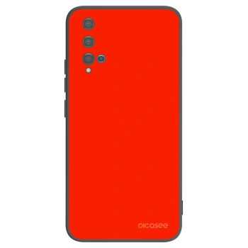 Picasee fekete szilikon tok az alábbi mobiltelefonokra Huawei Nova 5T - Maranello Red