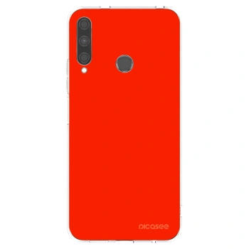Picasee átlátszó szilikon tok az alábbi mobiltelefonokra Huawei P40 Lite E - Maranello Red
