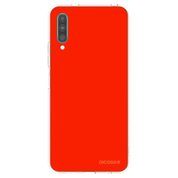 Picasee átlátszó szilikon tok az alábbi mobiltelefonokra Samsung Galaxy A30s A307F - Maranello Red