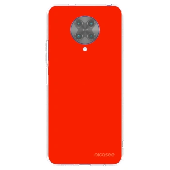 Picasee átlátszó szilikon tok az alábbi mobiltelefonokra Xiaomi Poco F2 Pro - Maranello Red