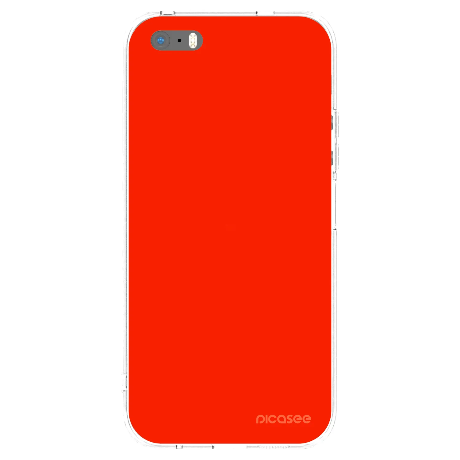 Picasee átlátszó szilikon tok az alábbi mobiltelefonokra Apple iPhone 6 Plus/6S Plus - Maranello Red