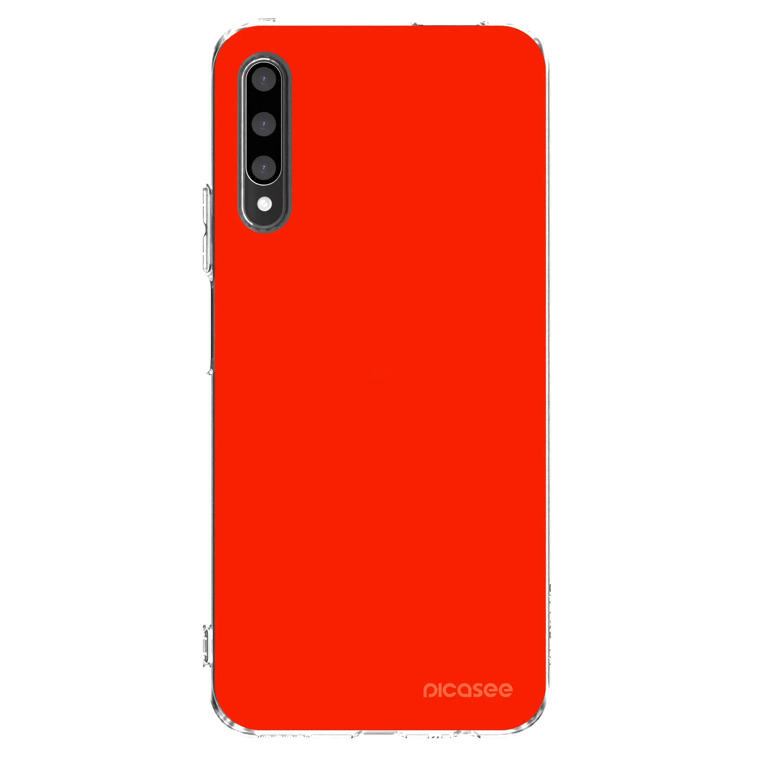 Picasee átlátszó szilikon tok az alábbi mobiltelefonokra Honor 9X Pro - Maranello Red