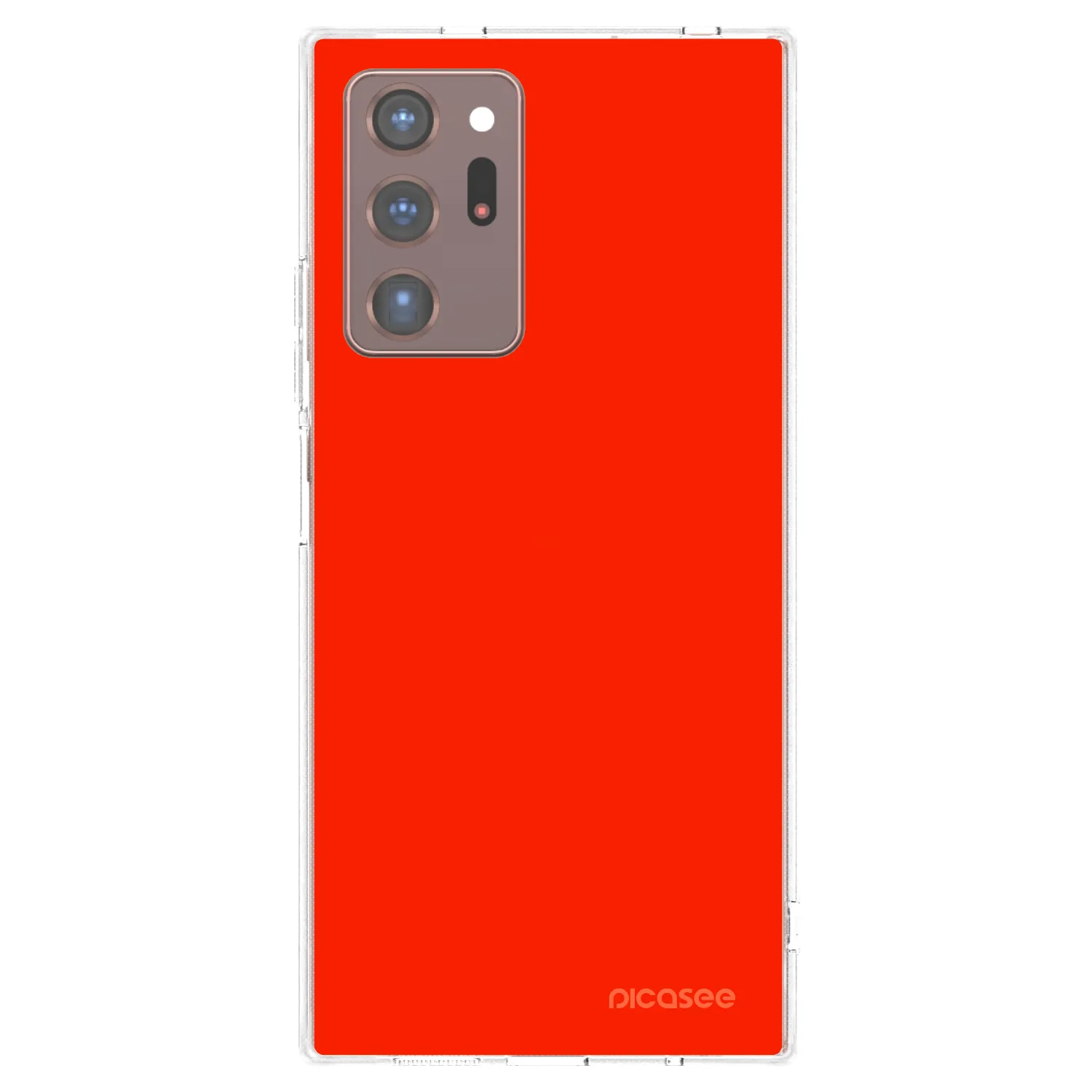 Picasee átlátszó szilikon tok az alábbi mobiltelefonokra Samsung Galaxy Note 20 Ultra - Maranello Red