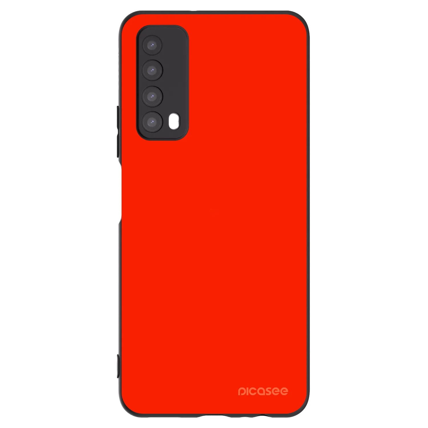 Picasee fekete szilikon tok az alábbi mobiltelefonokra Huawei P Smart 2021 - Maranello Red