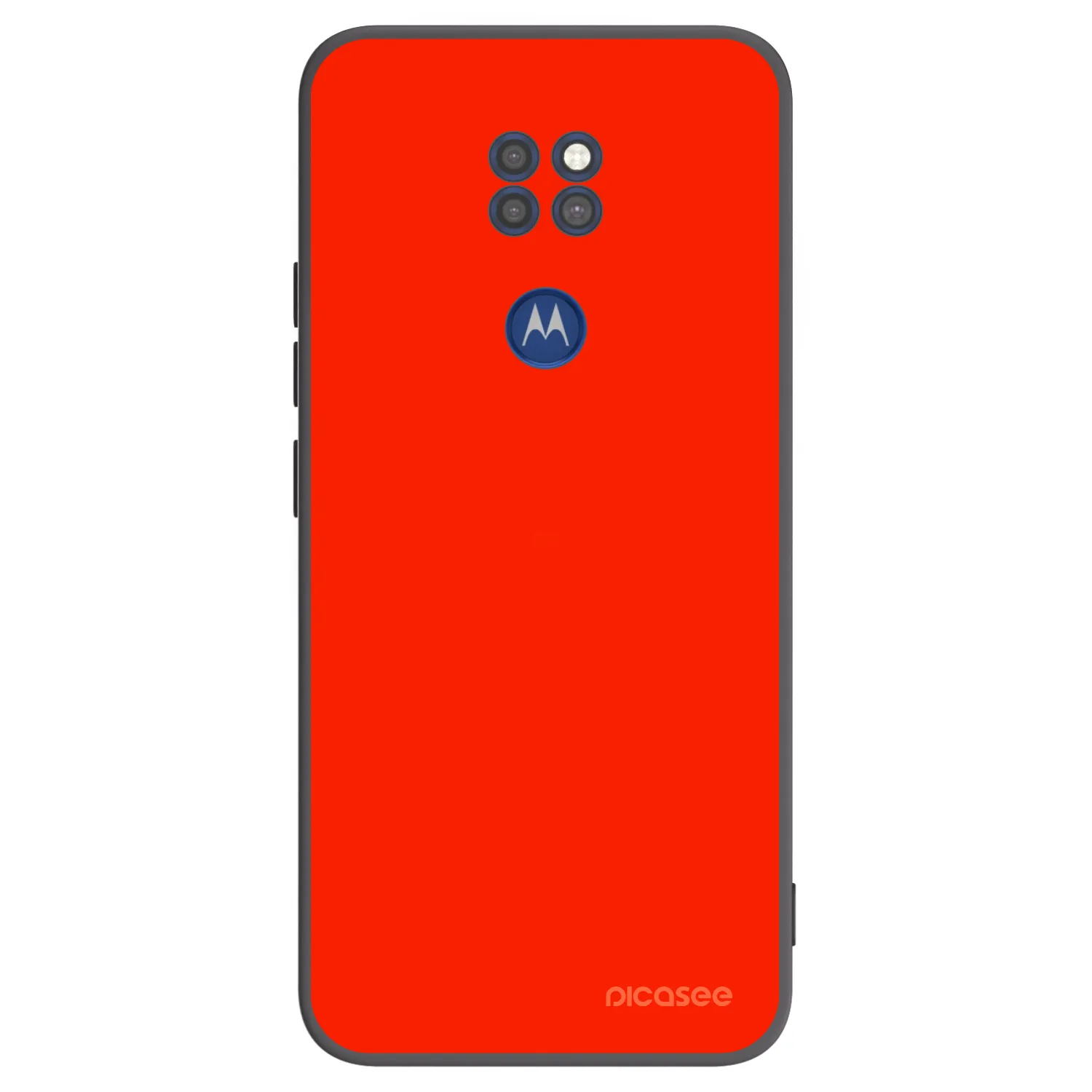 Picasee fekete szilikon tok az alábbi mobiltelefonokra Motorola Moto G9 Play - Maranello Red