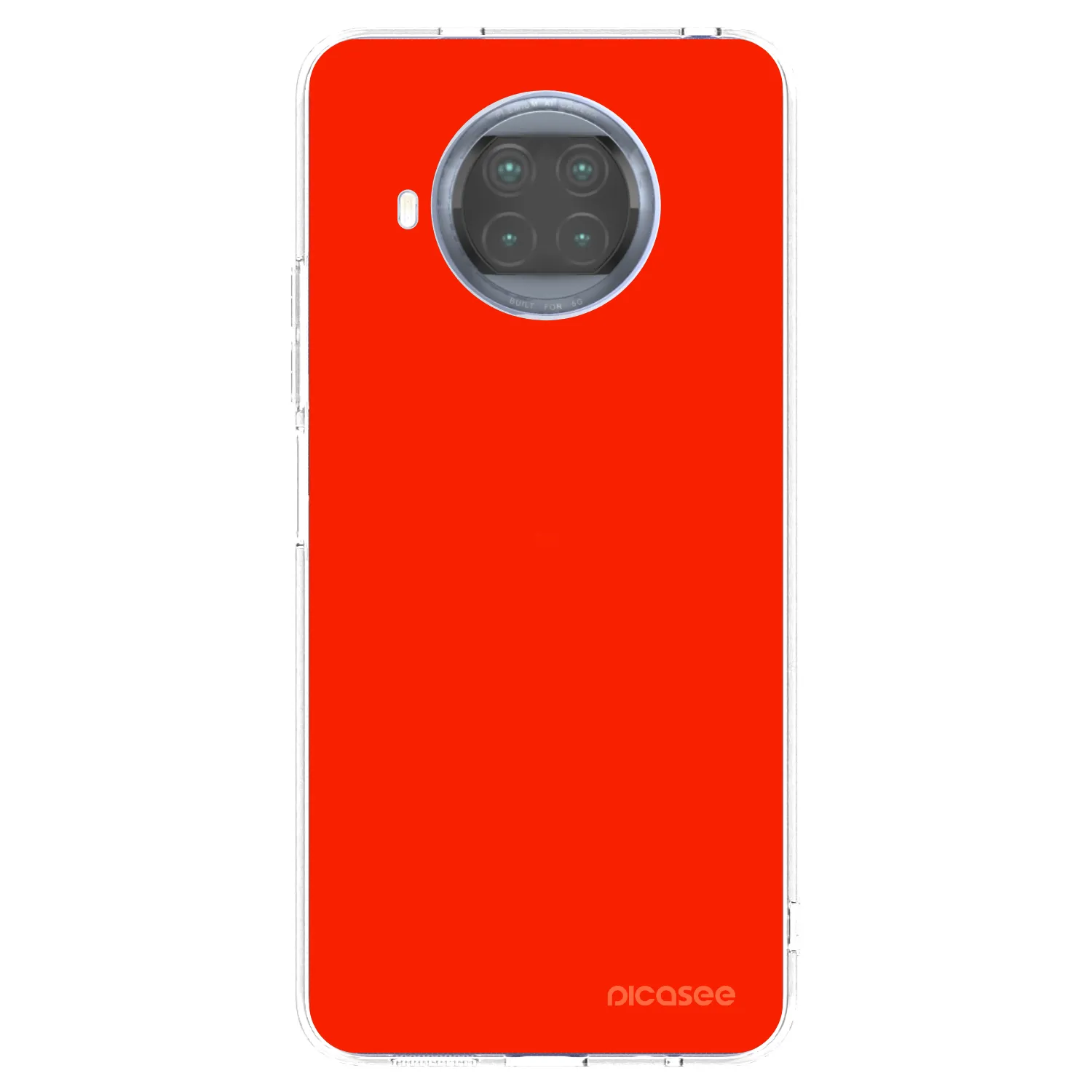 Picasee átlátszó szilikon tok az alábbi mobiltelefonokra Xiaomi Mi 10T Lite - Maranello Red