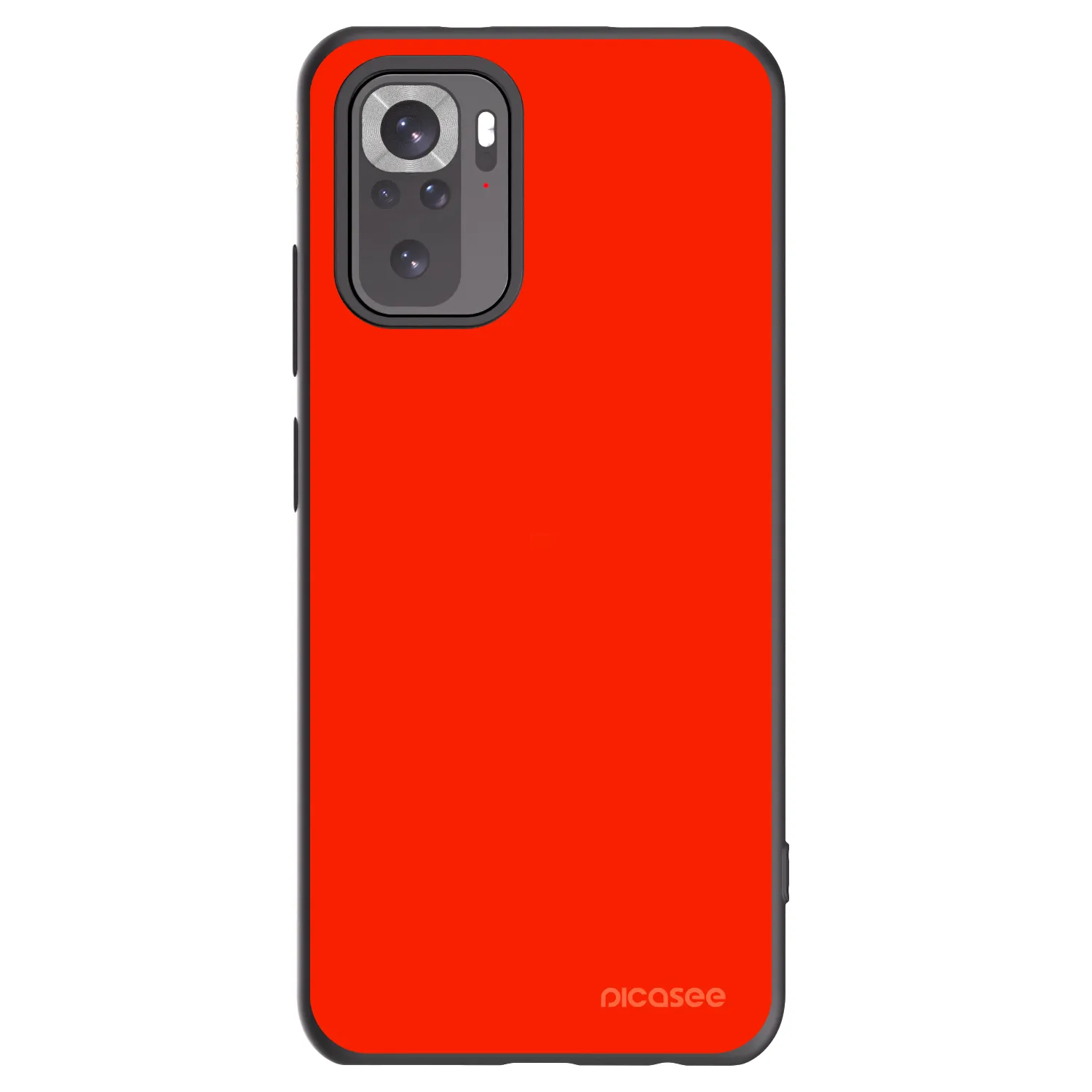 Picasee fekete szilikon tok az alábbi mobiltelefonokra Xiaomi Redmi Note 10 - Maranello Red