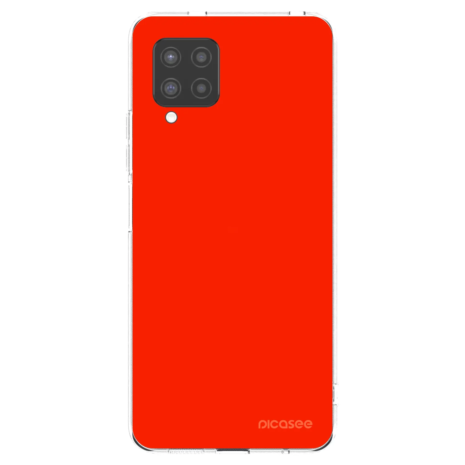 Picasee átlátszó szilikon tok az alábbi mobiltelefonokra Samsung Galaxy A42 A426B - Maranello Red