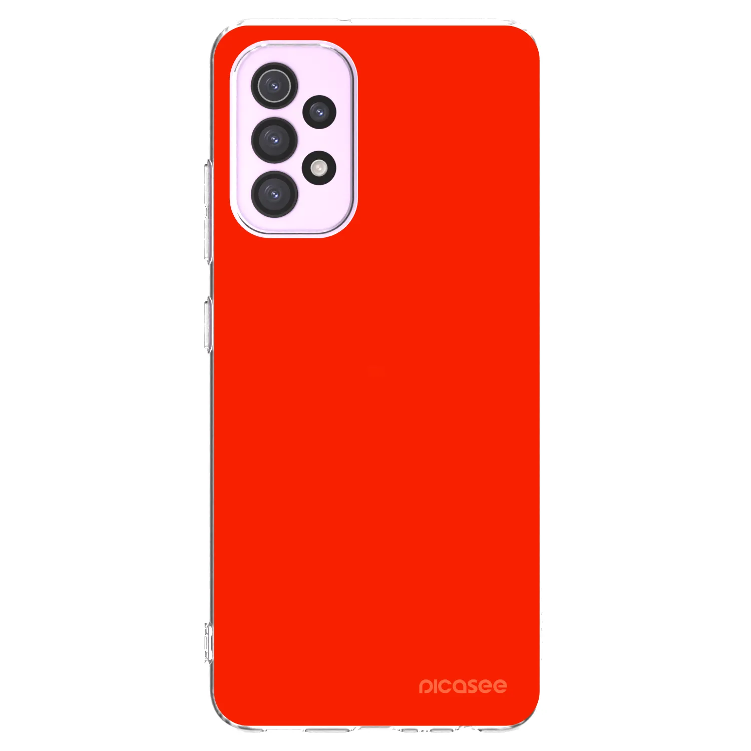 Picasee átlátszó szilikon tok az alábbi mobiltelefonokra Samsung Galaxy A32 5G A326B - Maranello Red