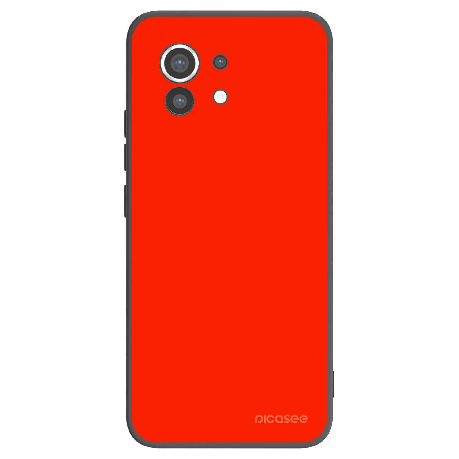 Picasee fekete szilikon tok az alábbi mobiltelefonokra Xiaomi Mi 11 - Maranello Red