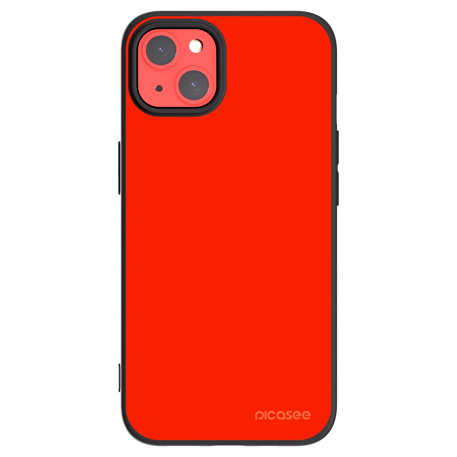 Picasee fekete szilikon tok az alábbi mobiltelefonokra Apple iPhone 13 - Maranello Red