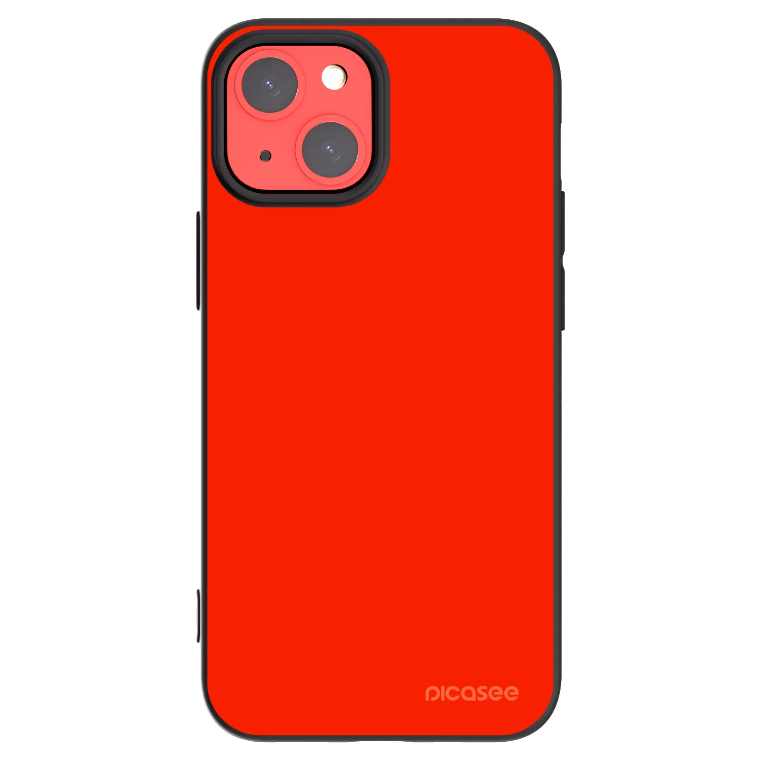 Picasee fekete szilikon tok az alábbi mobiltelefonokra Apple iPhone 13 mini - Maranello Red