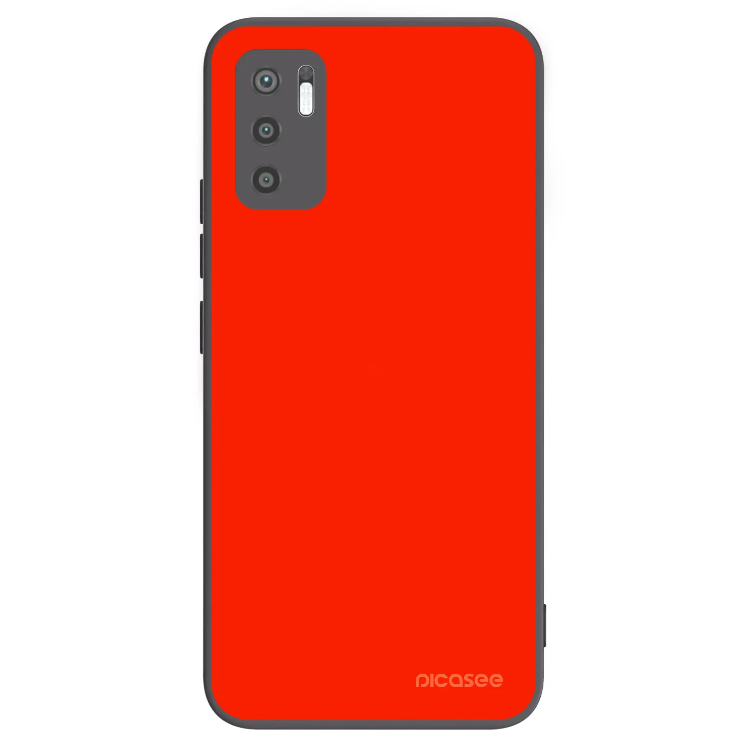 Picasee fekete szilikon tok az alábbi mobiltelefonokra Xiaomi Redmi Note 10 5G - Maranello Red