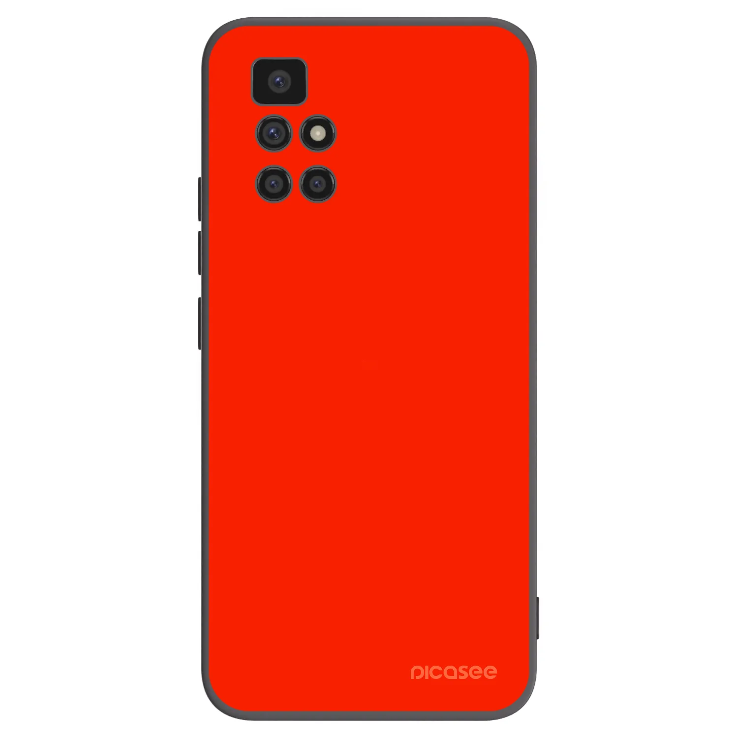 Picasee fekete szilikon tok az alábbi mobiltelefonokra Xiaomi Redmi 10 - Maranello Red