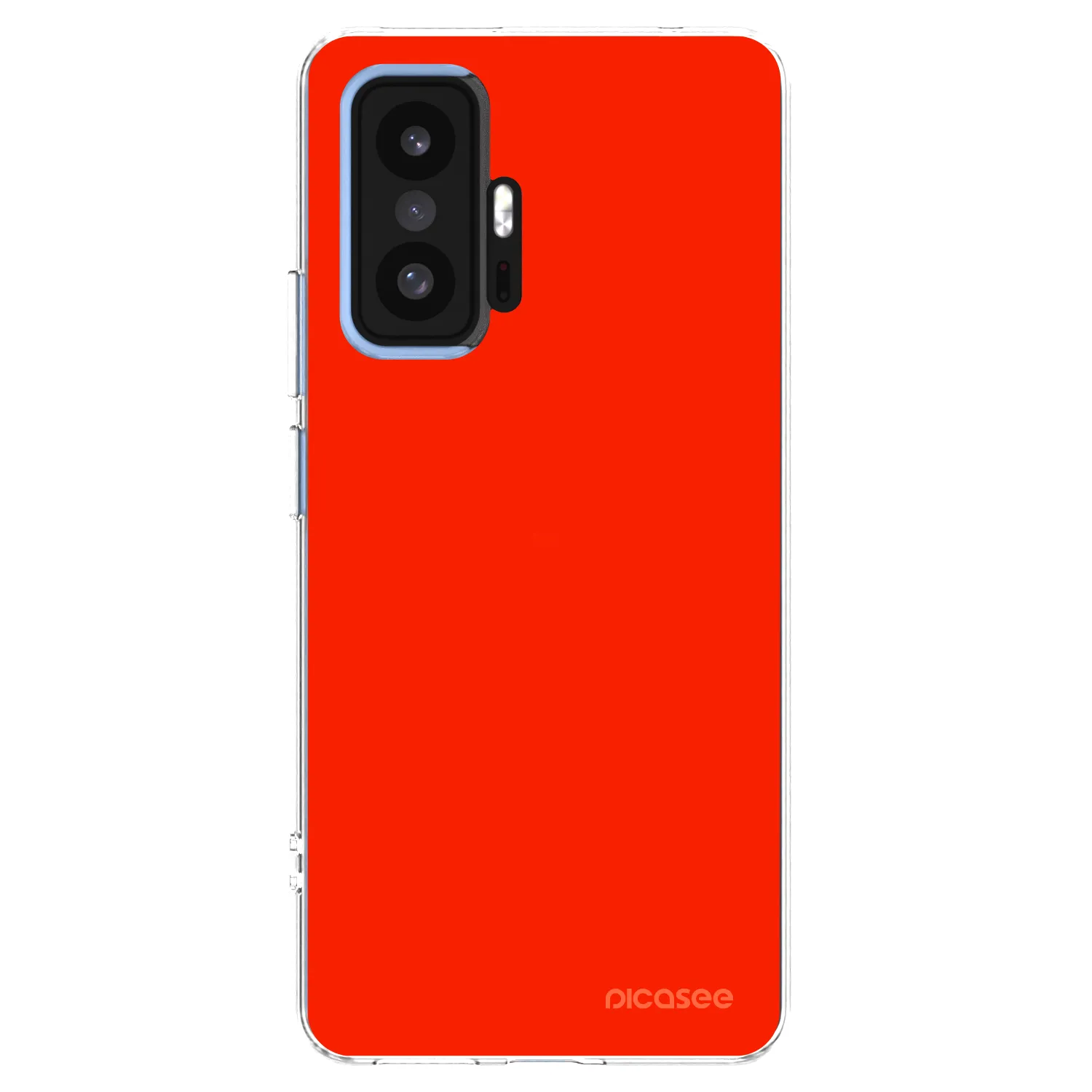 Picasee átlátszó szilikon tok az alábbi mobiltelefonokra Xiaomi 11T Pro - Maranello Red