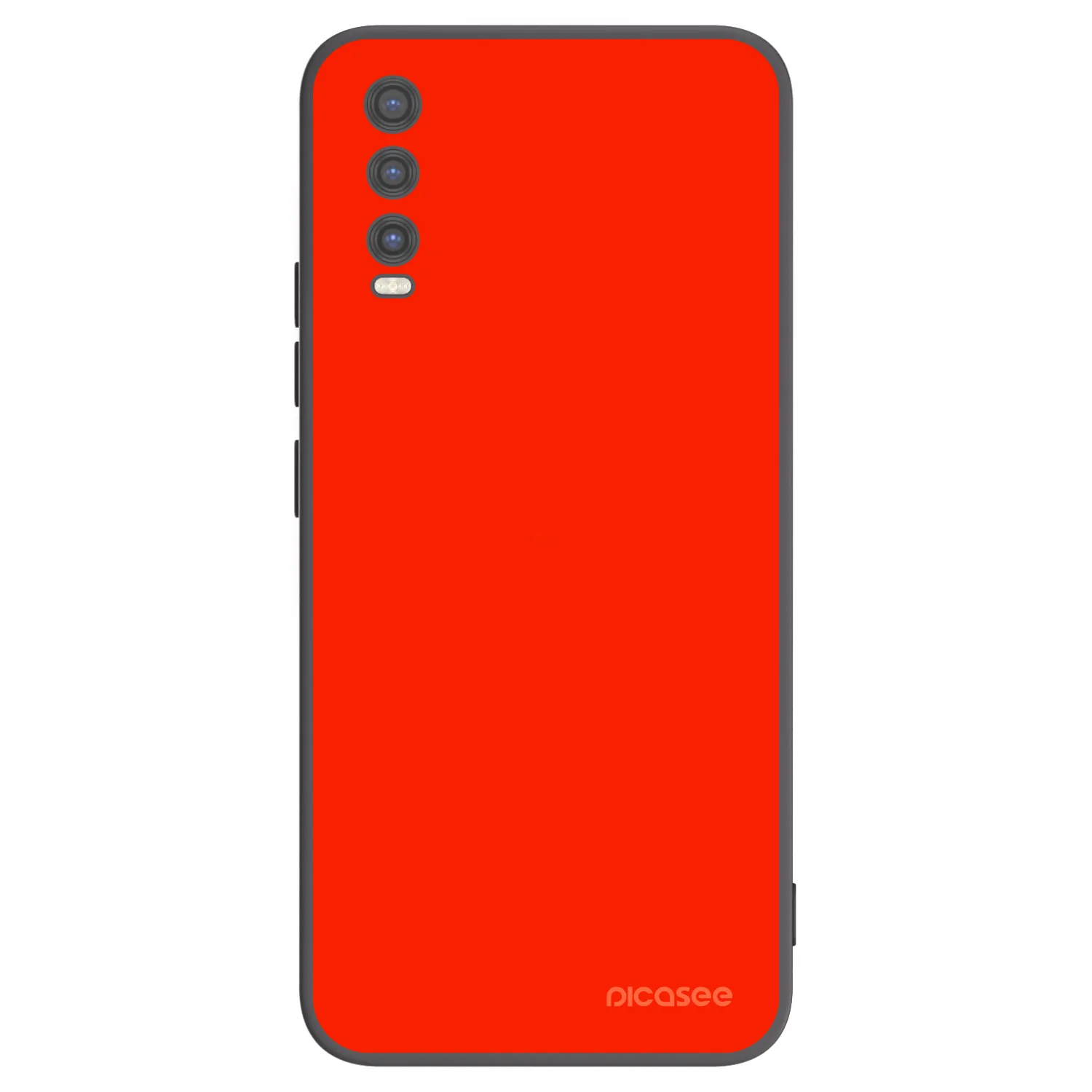 Picasee fekete szilikon tok az alábbi mobiltelefonokra Vivo Y20s - Maranello Red