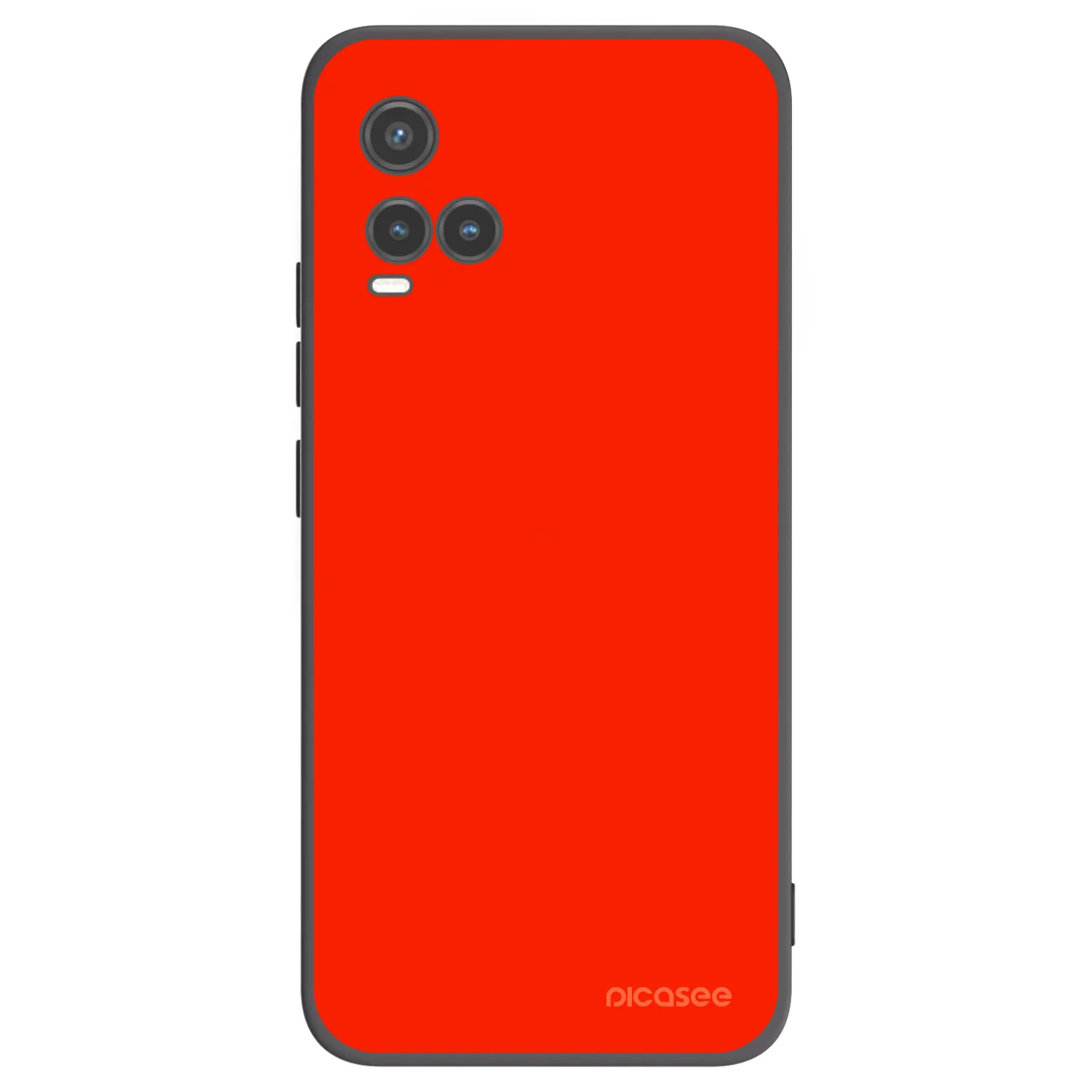 Picasee fekete szilikon tok az alábbi mobiltelefonokra Vivo Y33s - Maranello Red