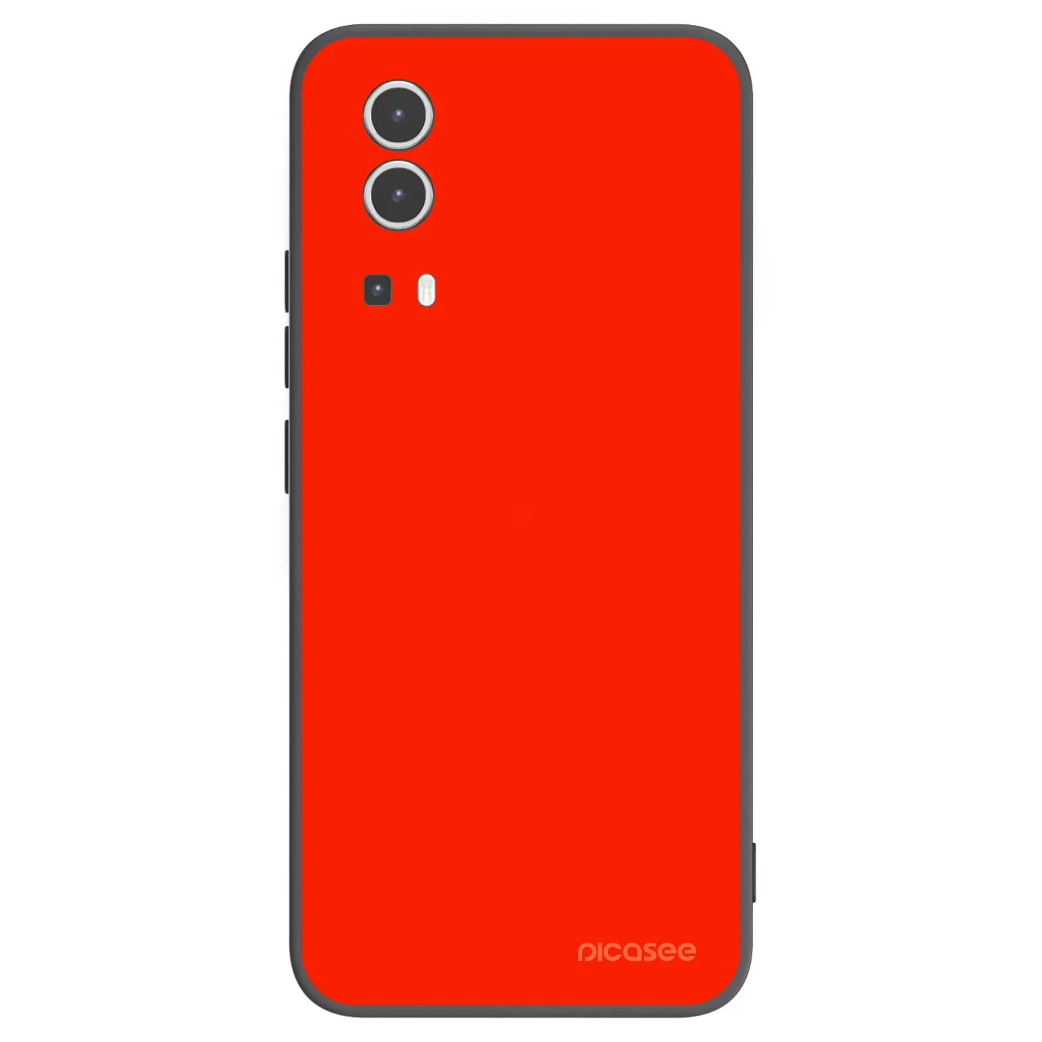 Picasee fekete szilikon tok az alábbi mobiltelefonokra Vivo Y72 5G - Maranello Red