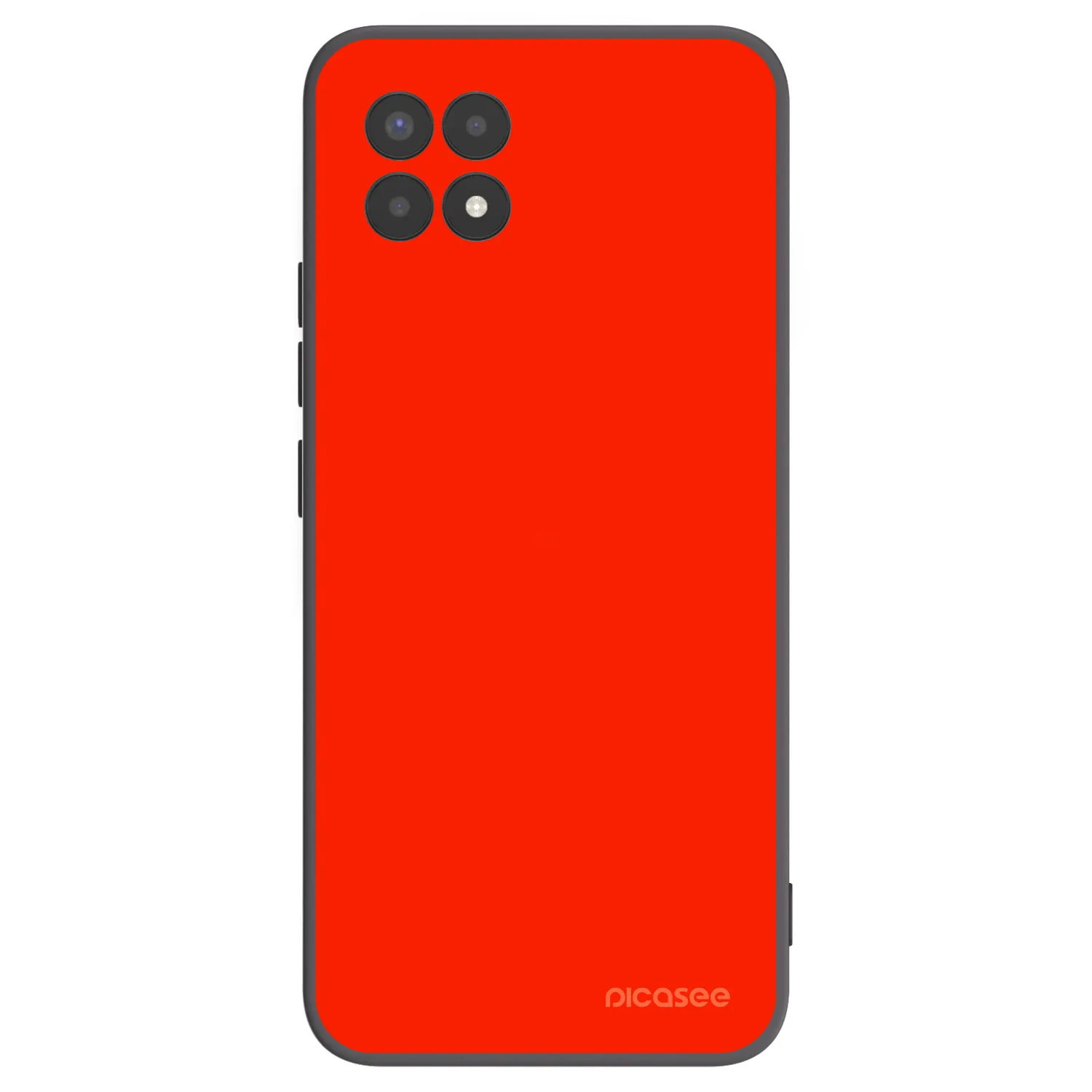 Picasee fekete szilikon tok az alábbi mobiltelefonokra Realme 8i - Maranello Red