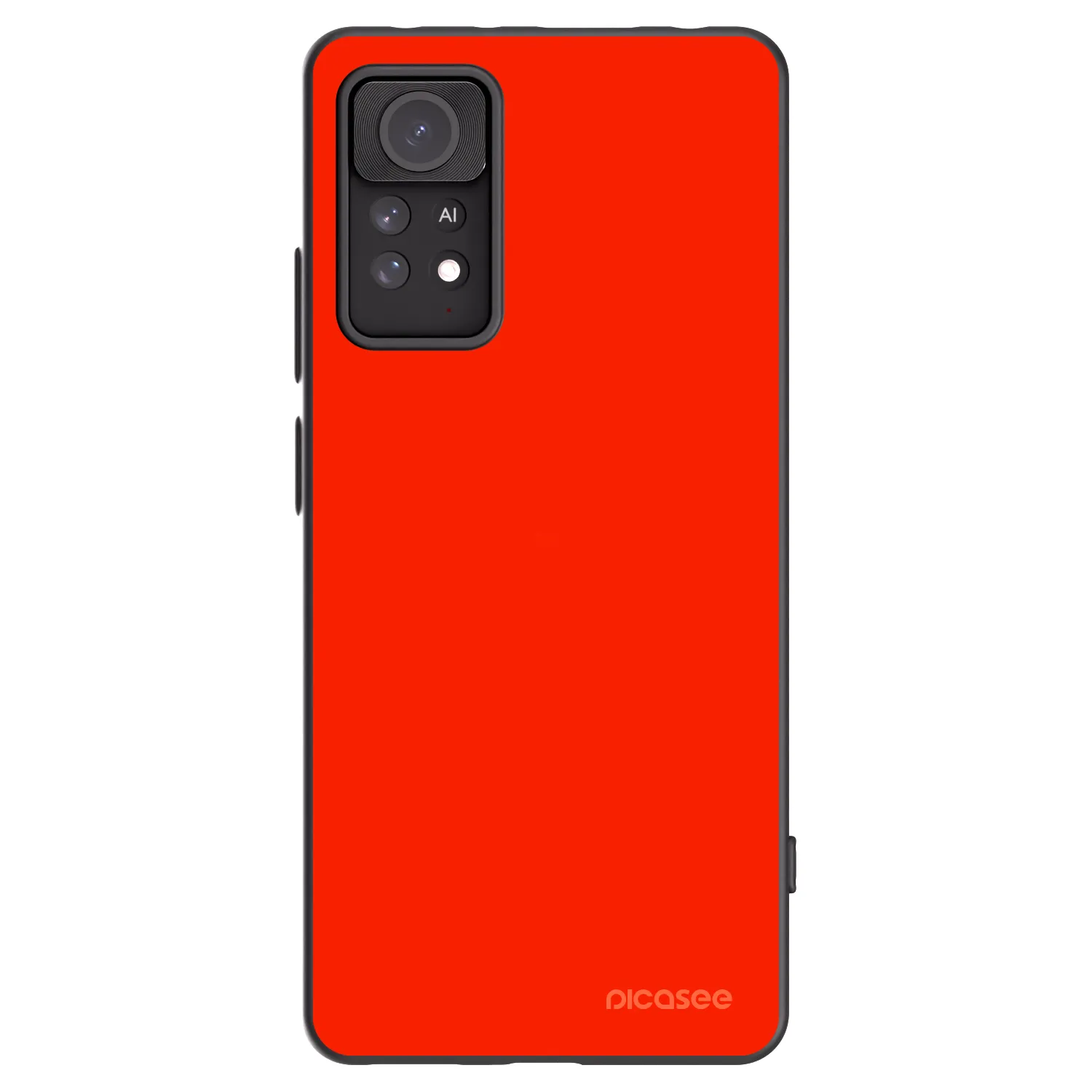 Picasee fekete szilikon tok az alábbi mobiltelefonokra Xiaomi Redmi Note 11 Pro - Maranello Red