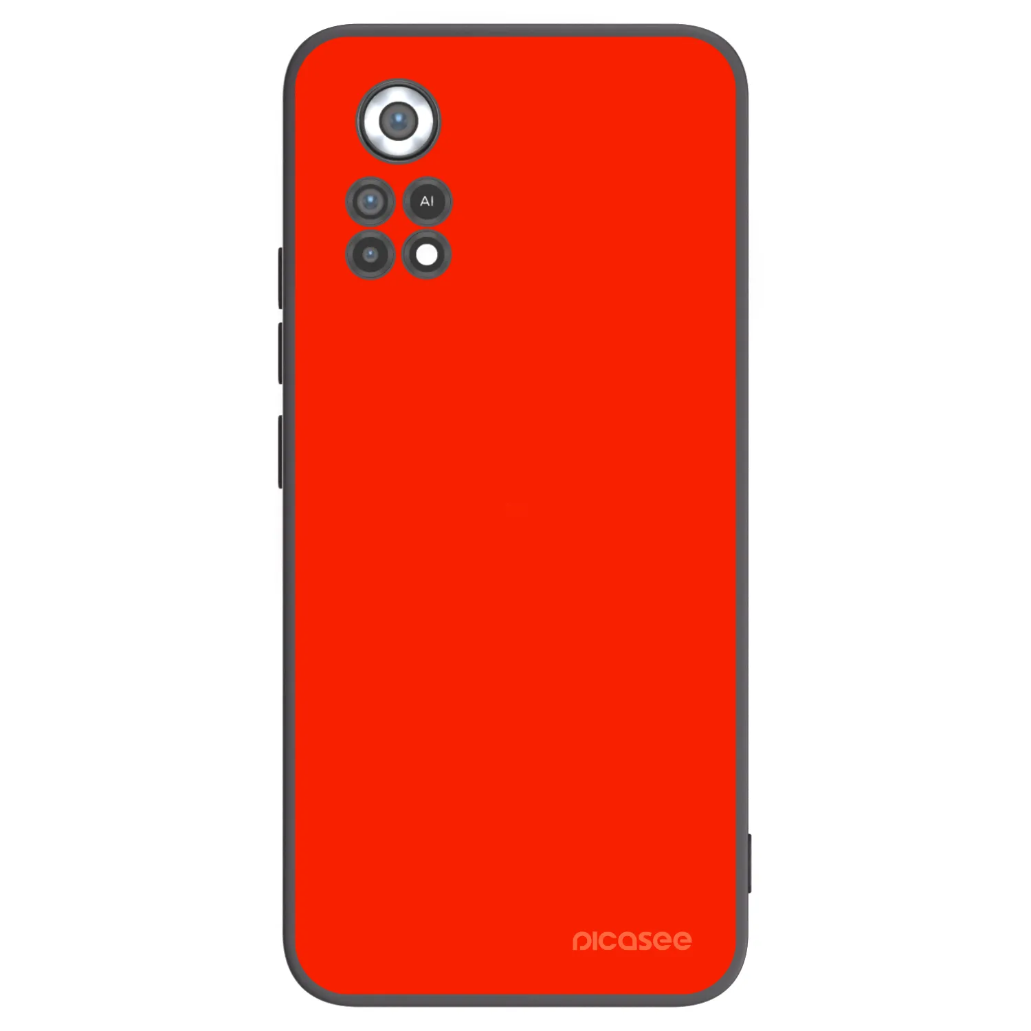 Picasee fekete szilikon tok az alábbi mobiltelefonokra Xiaomi Poco X4 Pro 5G - Maranello Red