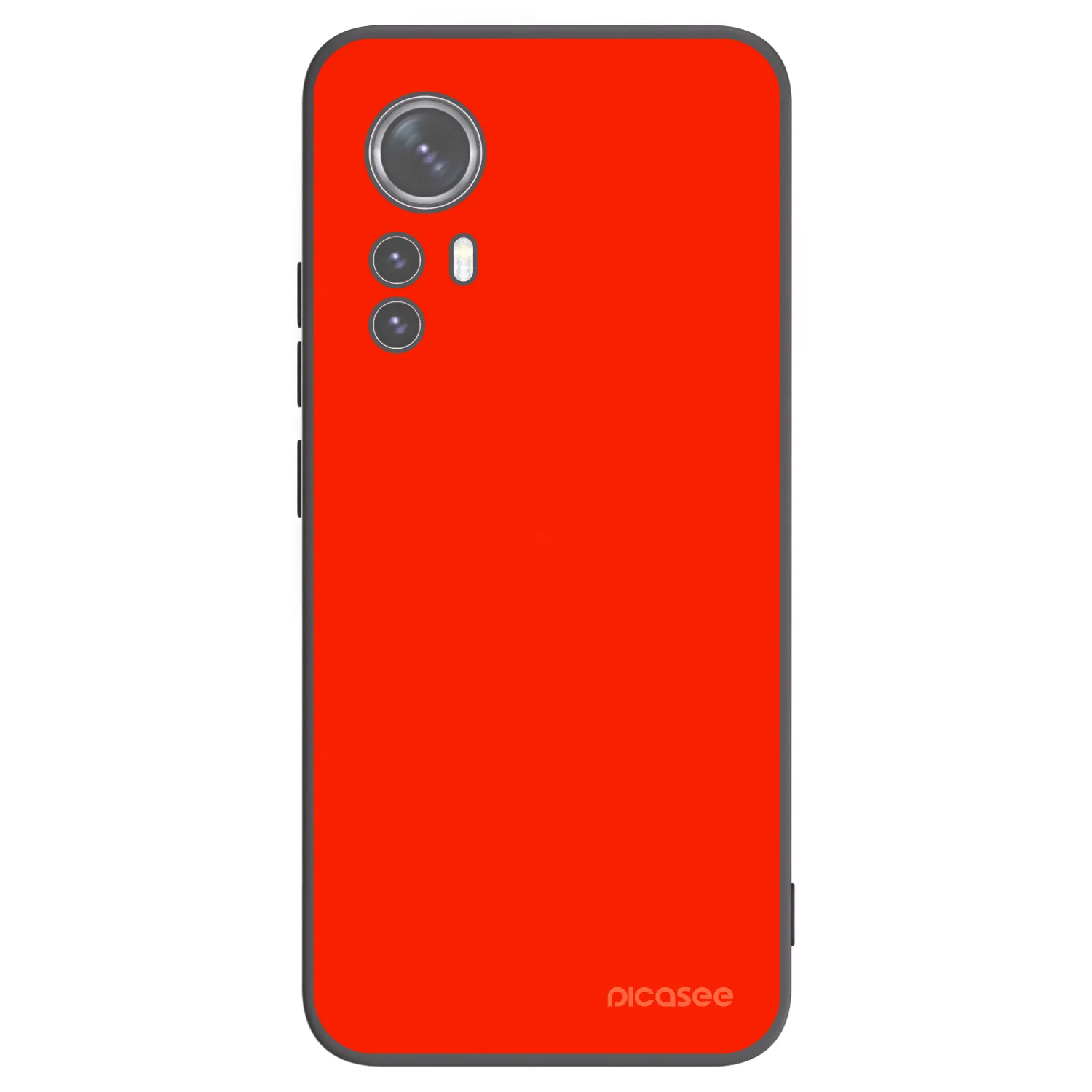 Picasee fekete szilikon tok az alábbi mobiltelefonokra Xiaomi 12 - Maranello Red