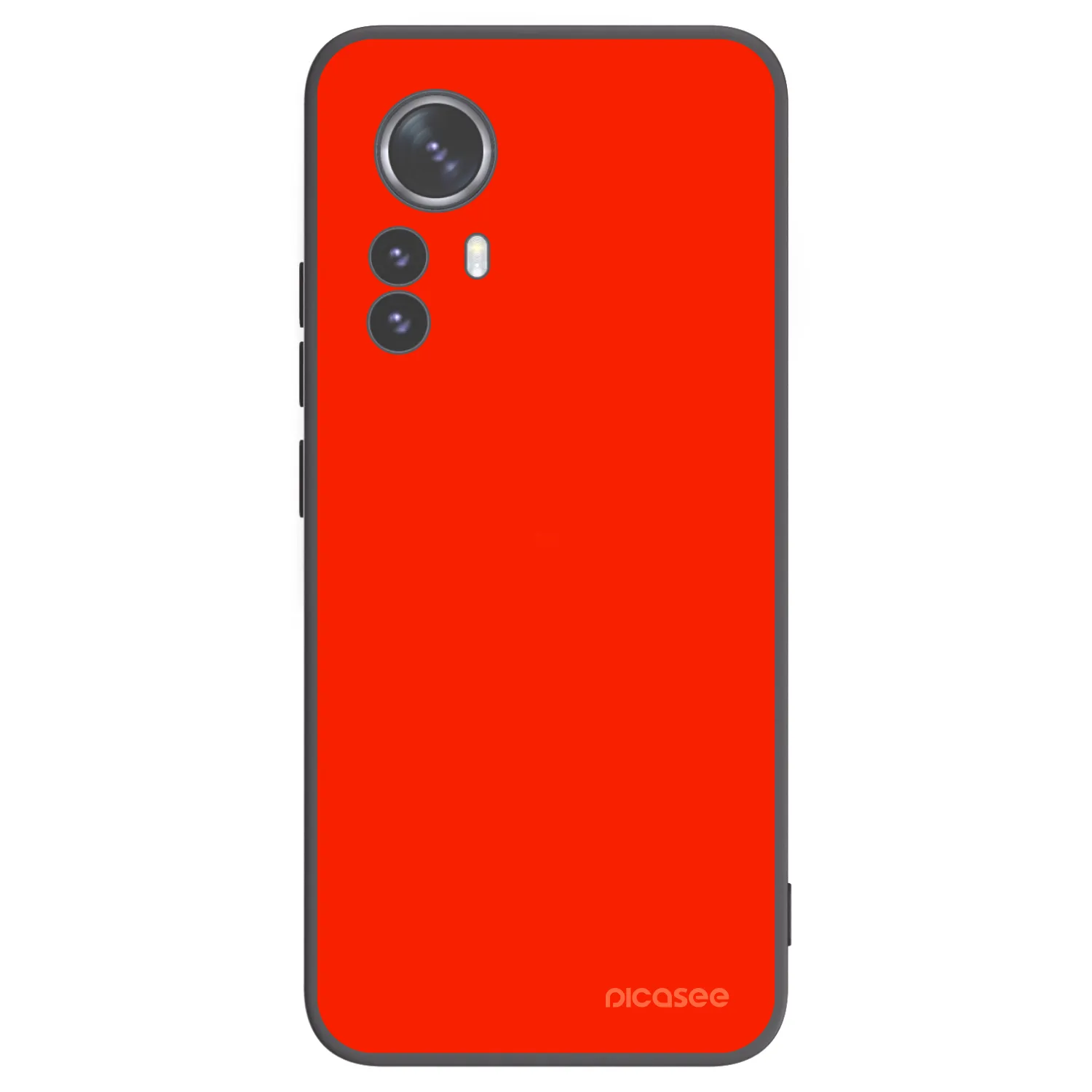 Picasee fekete szilikon tok az alábbi mobiltelefonokra Xiaomi 12 Pro - Maranello Red