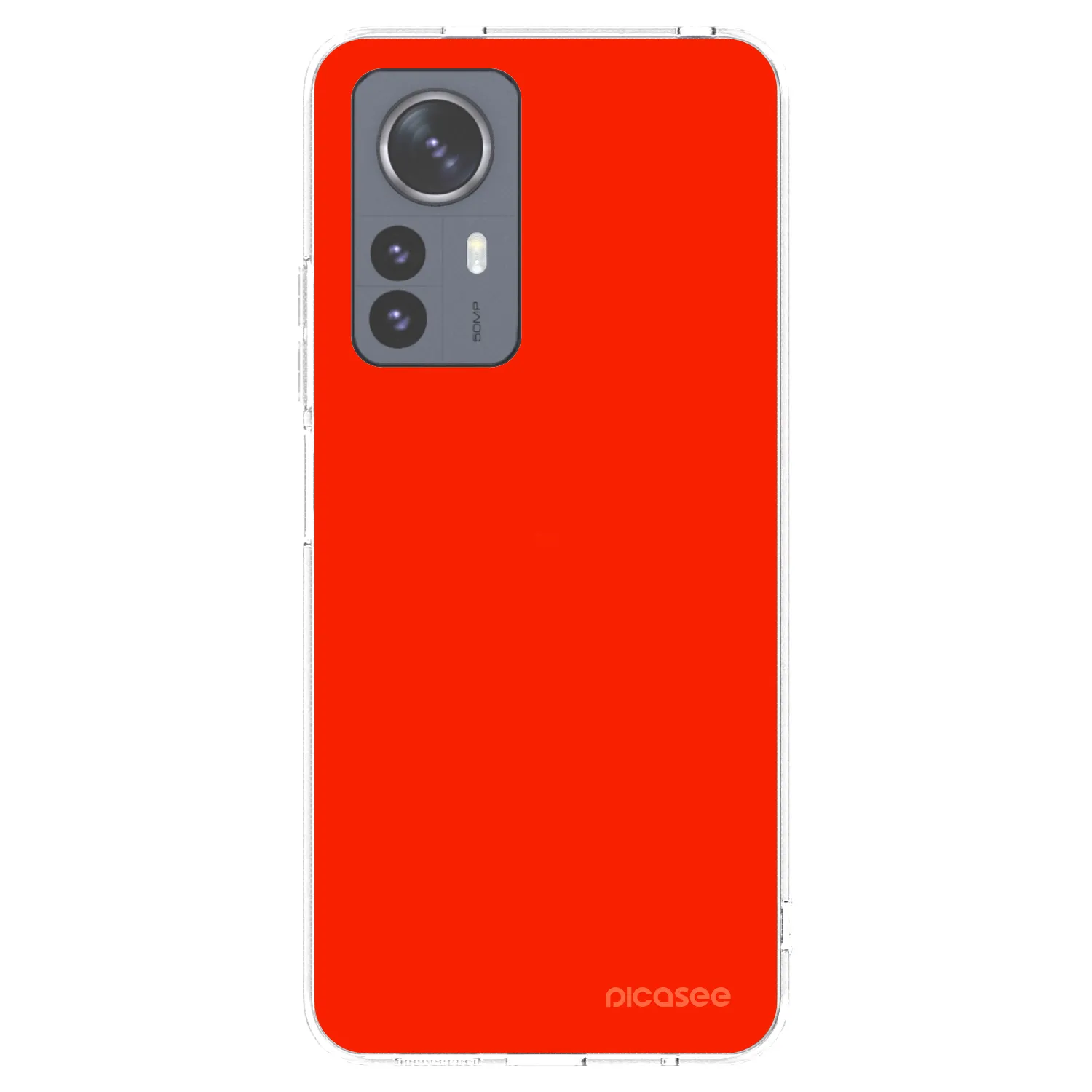 Picasee átlátszó szilikon tok az alábbi mobiltelefonokra Xiaomi 12 Pro - Maranello Red