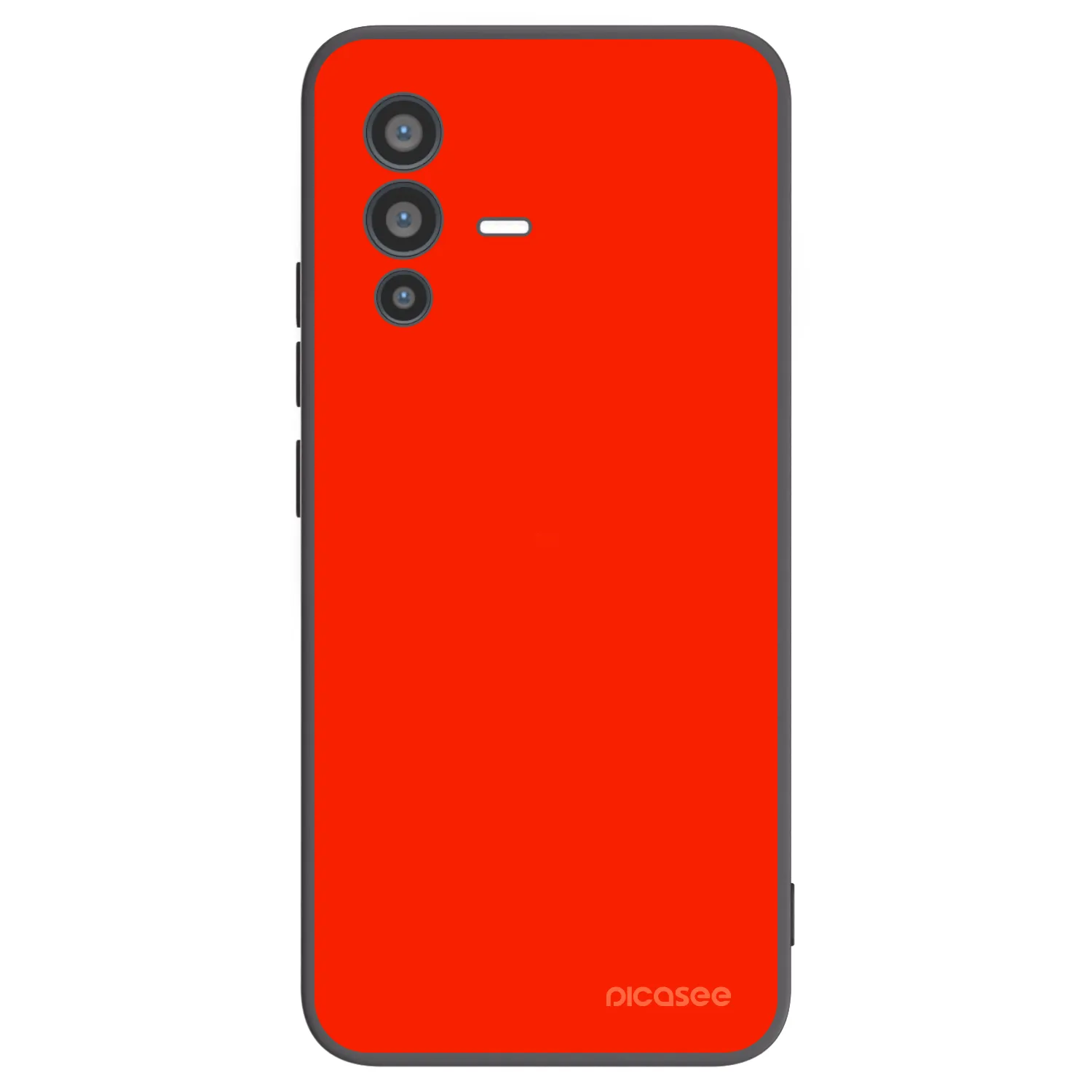 Picasee fekete szilikon tok az alábbi mobiltelefonokra Vivo V23 5G - Maranello Red