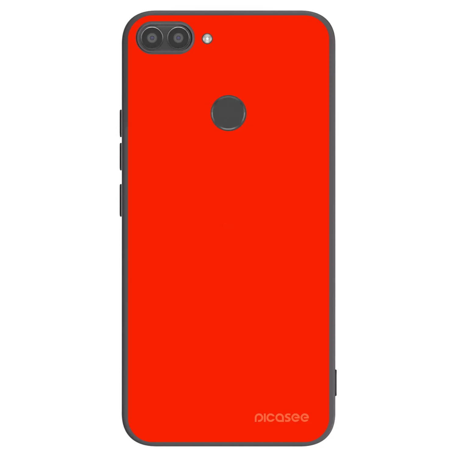 Picasee fekete szilikon tok az alábbi mobiltelefonokra Huawei P Smart - Maranello Red