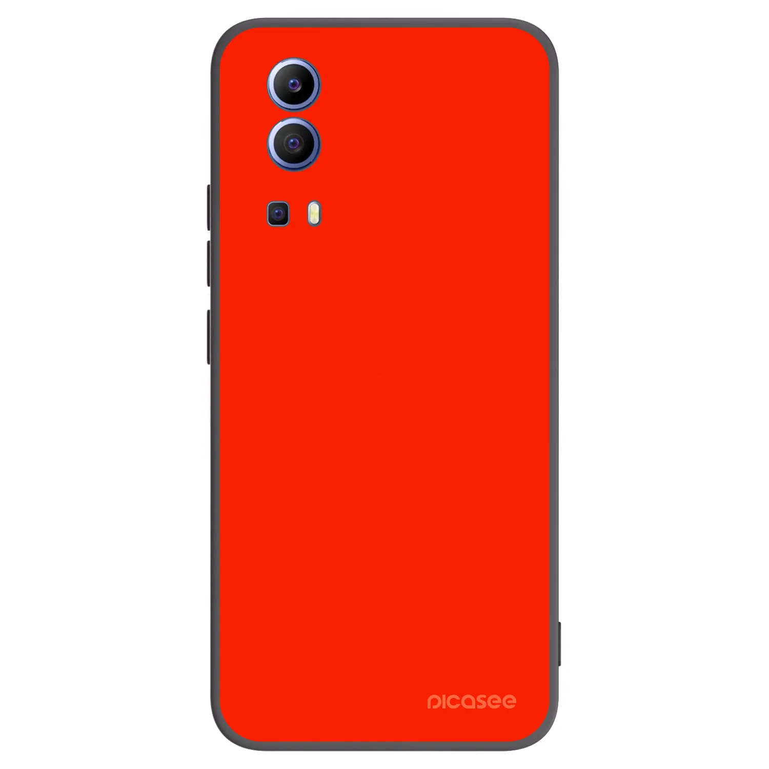 Picasee fekete szilikon tok az alábbi mobiltelefonokra Vivo Y52 5G - Maranello Red
