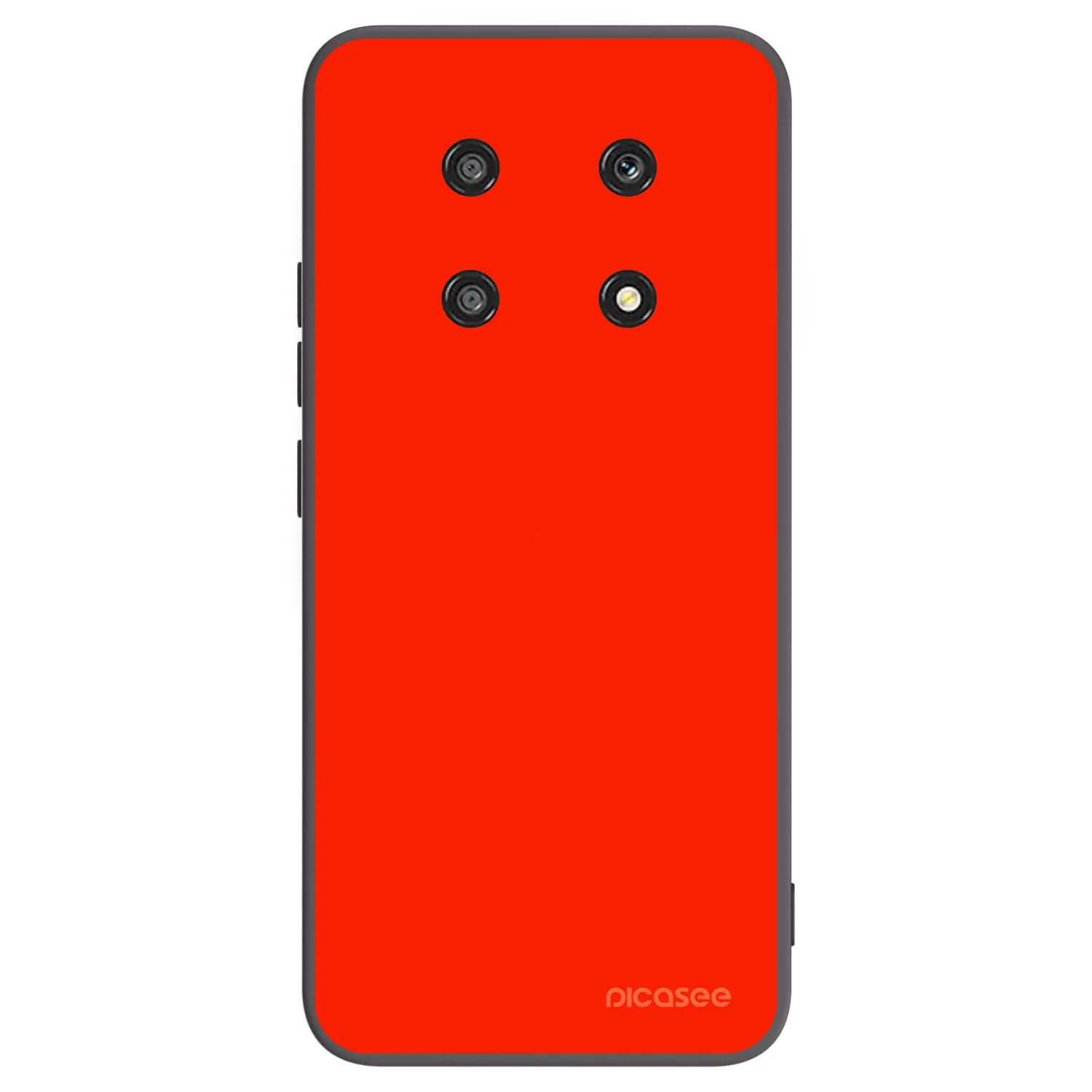 Picasee fekete szilikon tok az alábbi mobiltelefonokra Honor Magic4 Lite 5G - Maranello Red